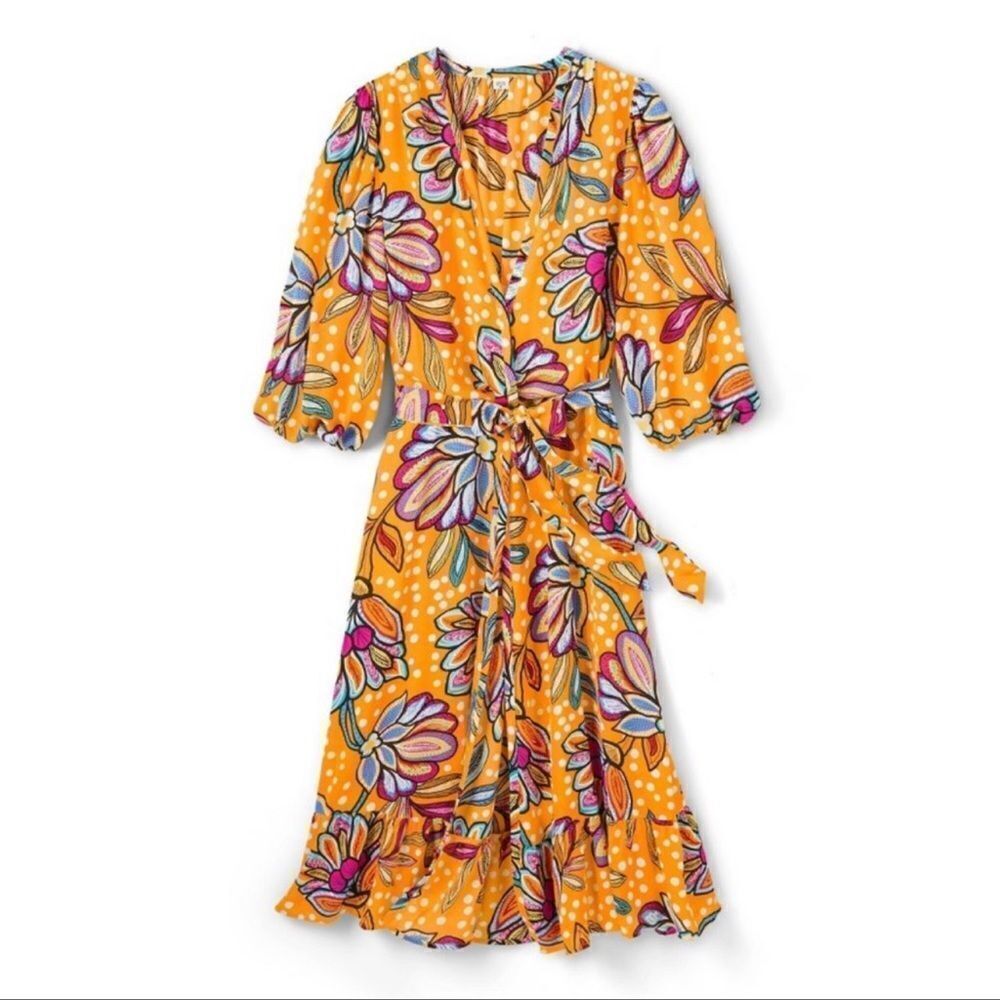 Tabitha Brown For Target Floral/Polka Dot Print Cover Up!!